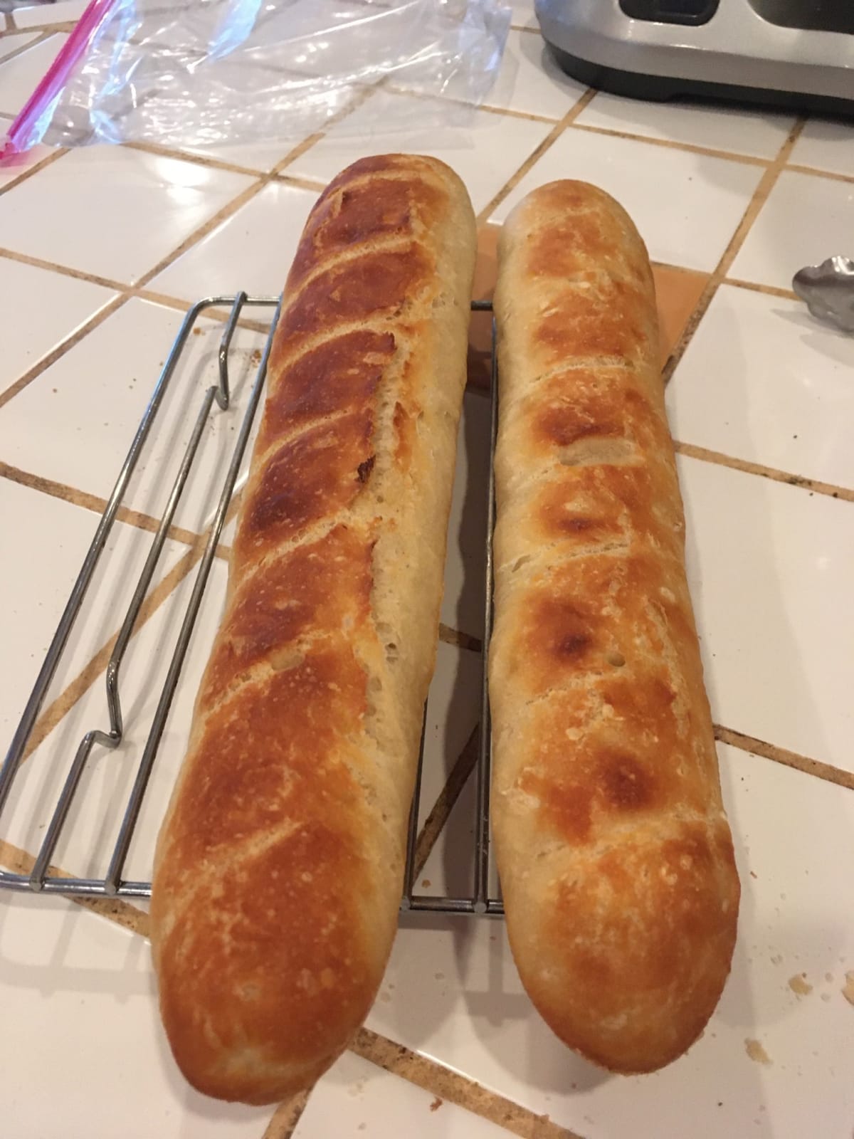 Emile Henry Ceramic Baguette Bread Baker 15.5