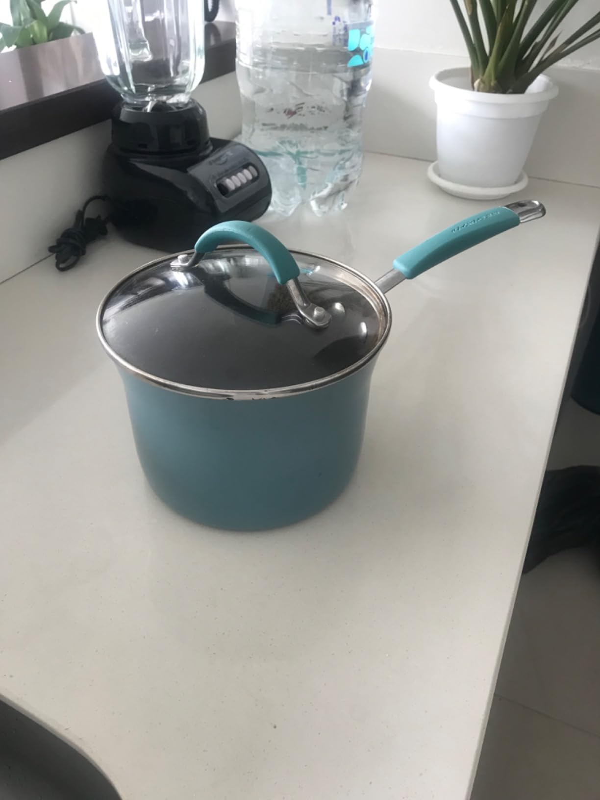 Rachael Ray Cucina Nonstick Cookware Purple Pots and Pans Set, 12-Piece customer photo 2