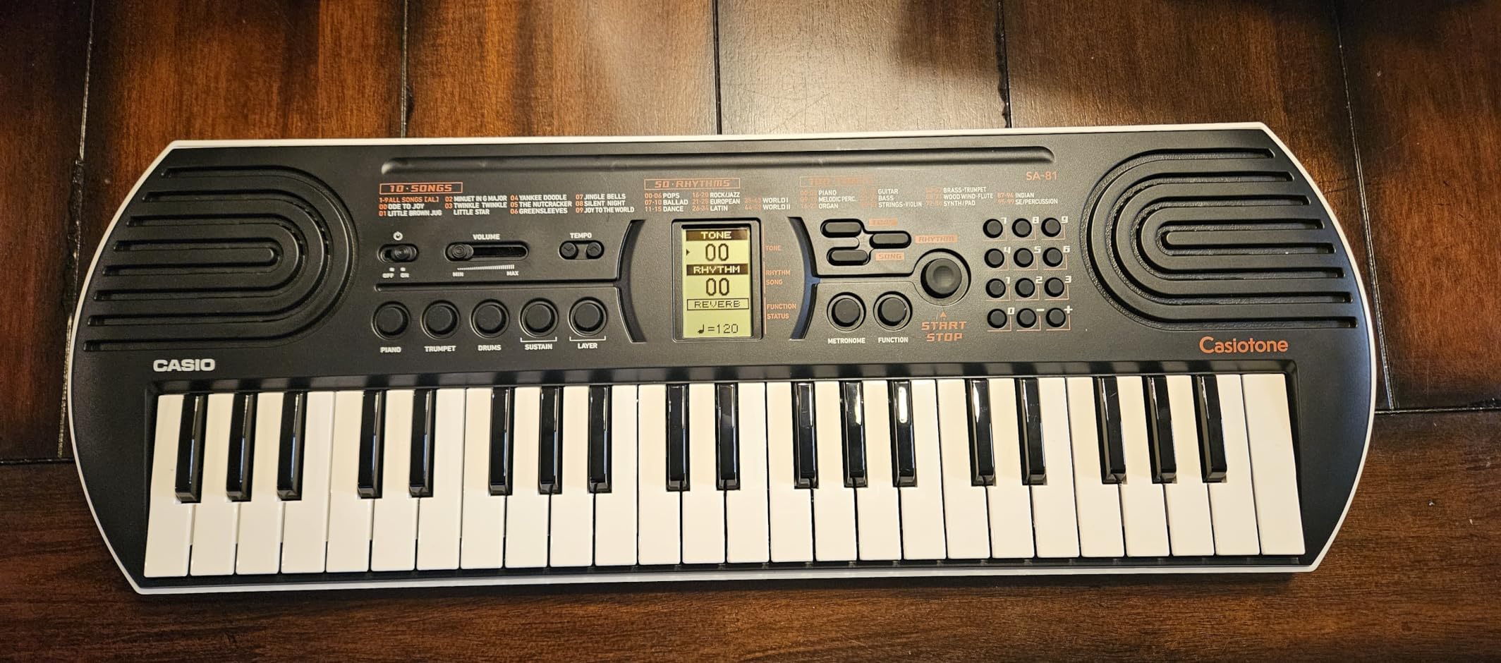 Casio Casiotone SA-81 Compact Keyboard | 100 Tones | 50 Rhythms customer photo 2