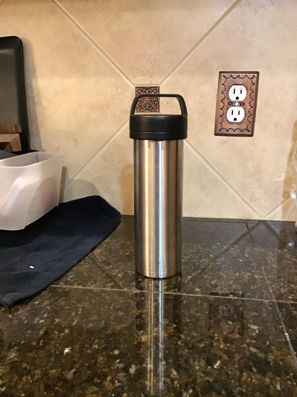 ESPRO Go P0 Insulated French Press Coffee Maker for Travel, 16oz, Black customer photo 2