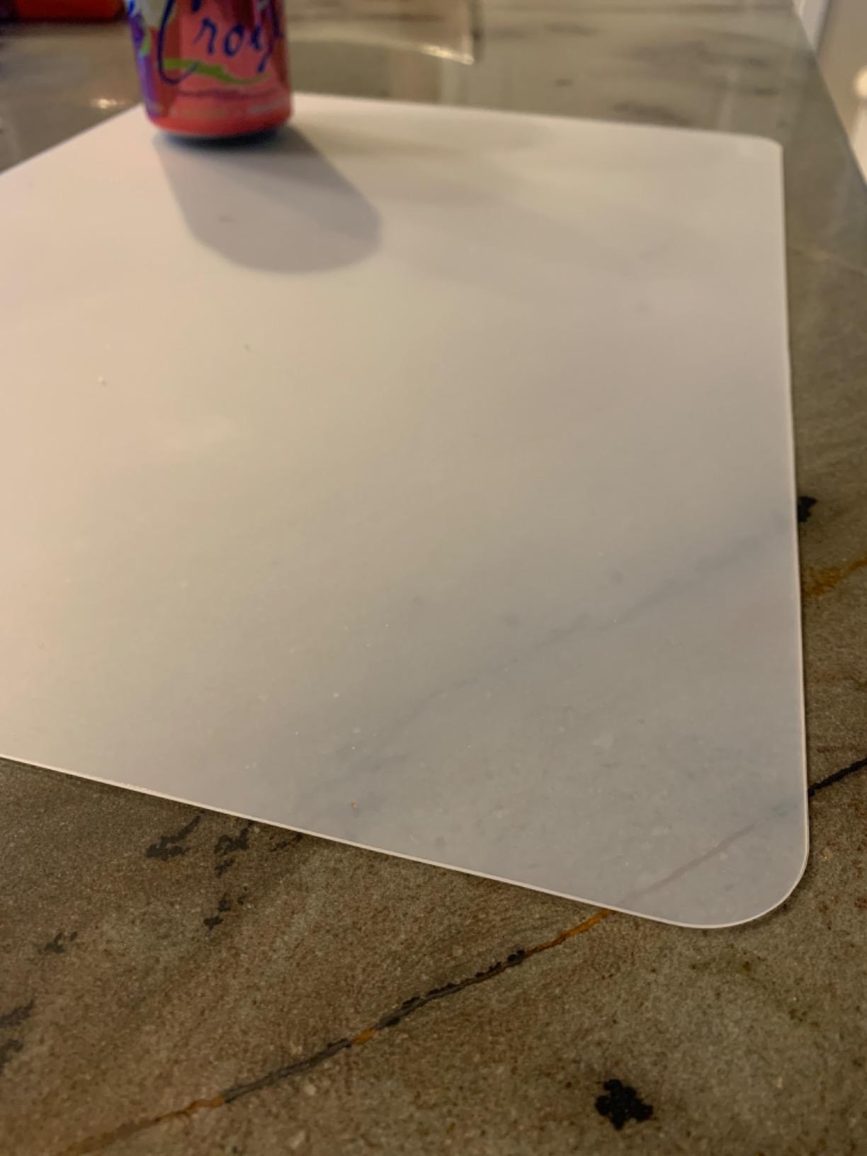 GASARÉ, Placemats Set of 4, Silicone Placemats, Table Mats, Non-Slip, Easy to Clean, Heat Resistant, Flexible, 20% Thicker, 16 x 12 inches x 1.1mm, Blue customer photo 2