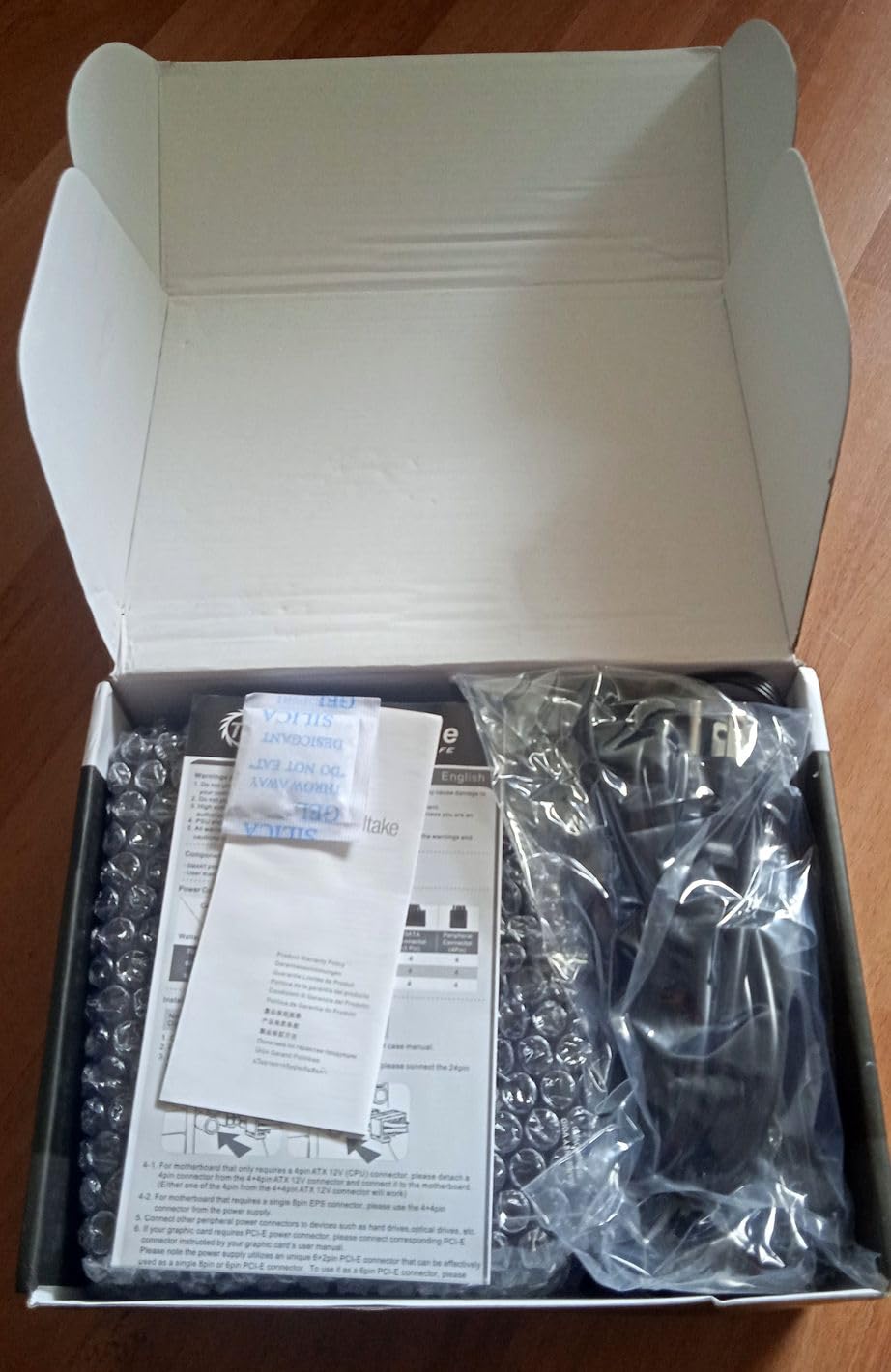 Thermaltake Smart 700W 80+ White Certified PSU, Continuous Power with 120mm Ultra Quiet Fan, ATX 12V V2.3/EPS 12V Active PFC Power Supply PS-SPD-0700NPCWUS-W customer photo 1