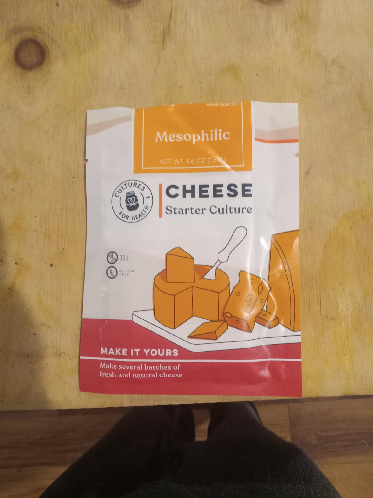 Cultures for Health Mesophilic Cheese Starter | 4 Packets Direct-Set Culture + 2 Rennet Tablets for Cheese Making | DIY Semi-Soft Fresh, Like Cheddar, Quark, Colby, Feta, Cottage, & More customer photo 1
