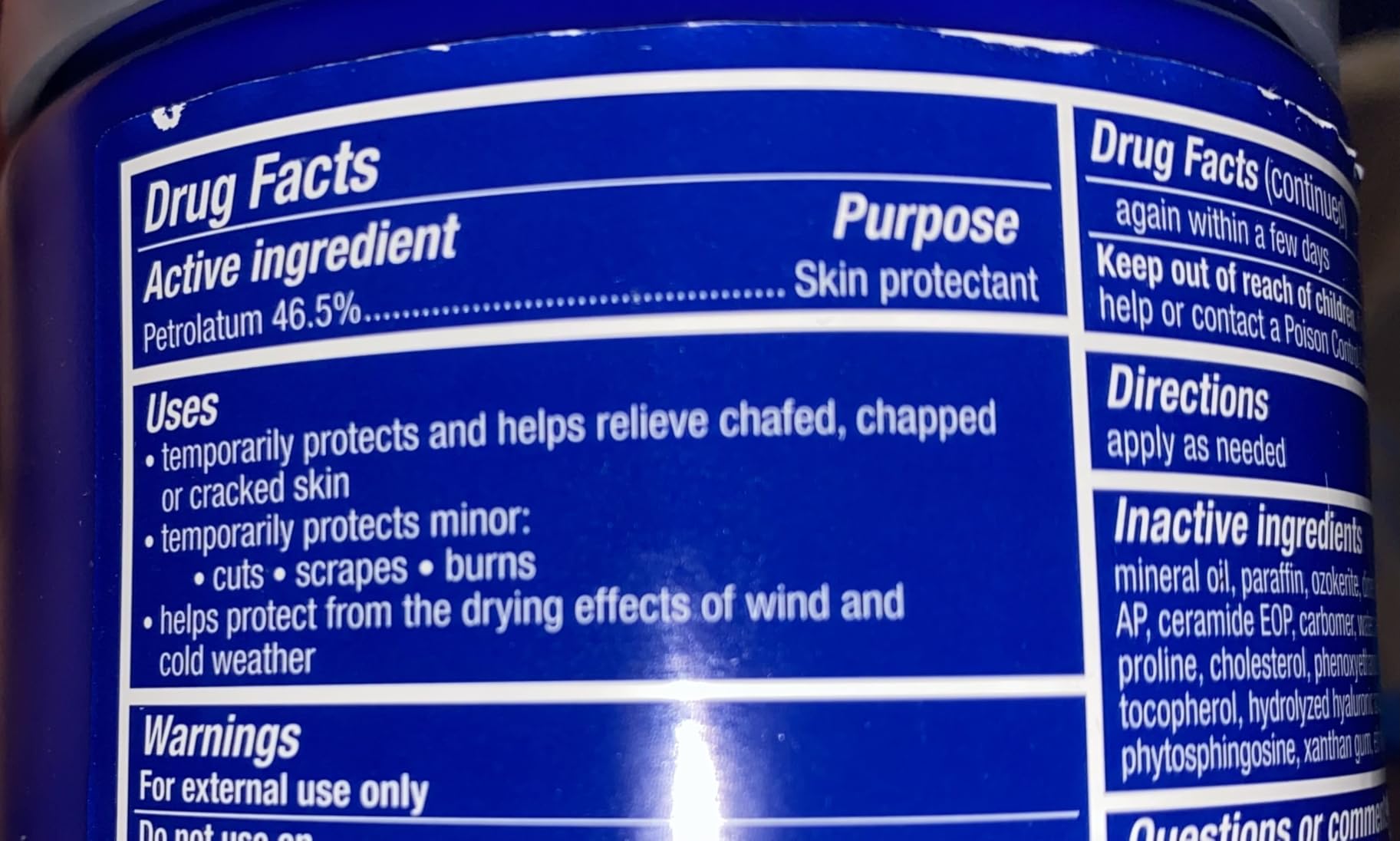 CeraVe Healing Ointment, Hyaluronic Acid Skin Protectant for Dry Skin, 12oz customer photo 1