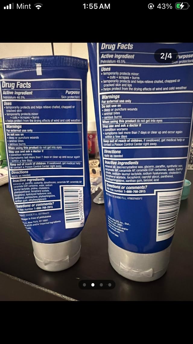 CeraVe Healing Ointment, Hyaluronic Acid Skin Protectant for Dry Skin, 12oz customer photo 2