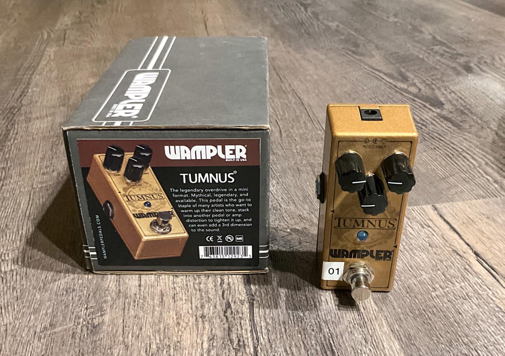 Wampler Tumnus V2 Overdrive & Boost Guitar Effects Pedal customer photo 1