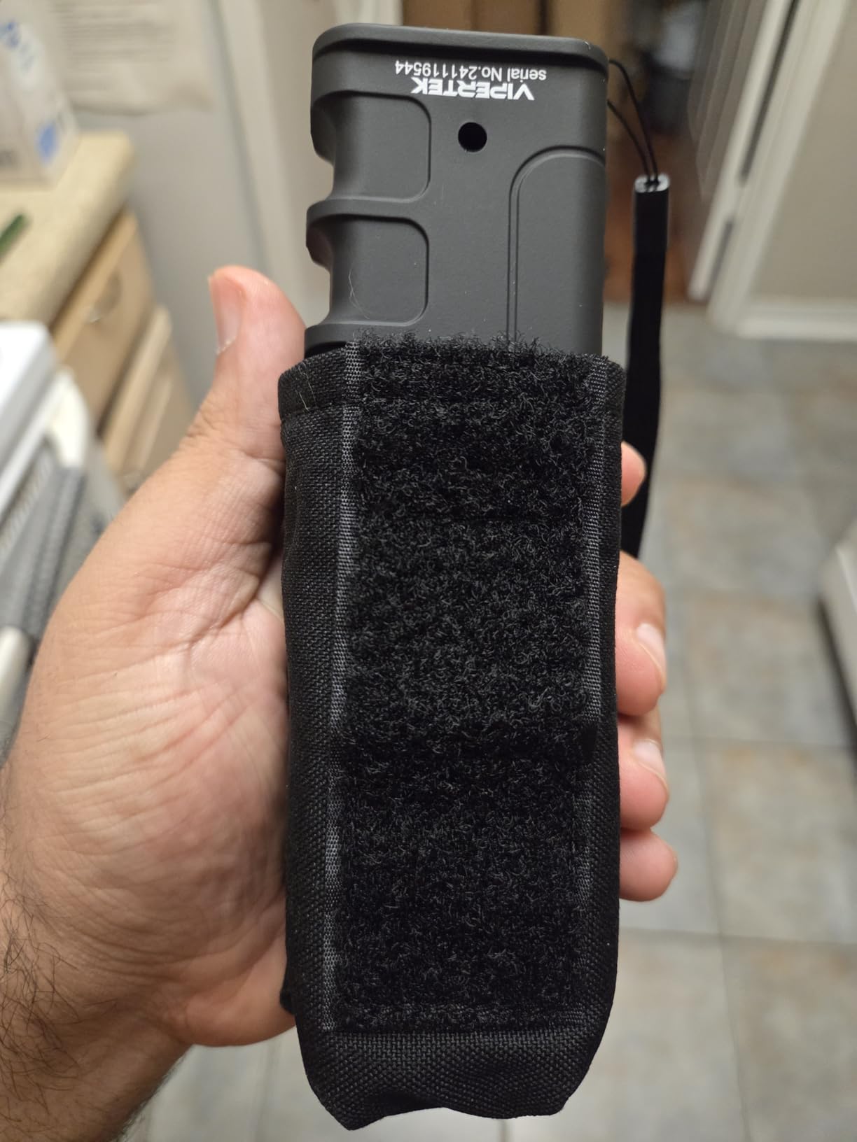 VIPERTEK VTS-989 Stun Gun for Self Defense Rechargeable with LED Flashlight customer photo 2