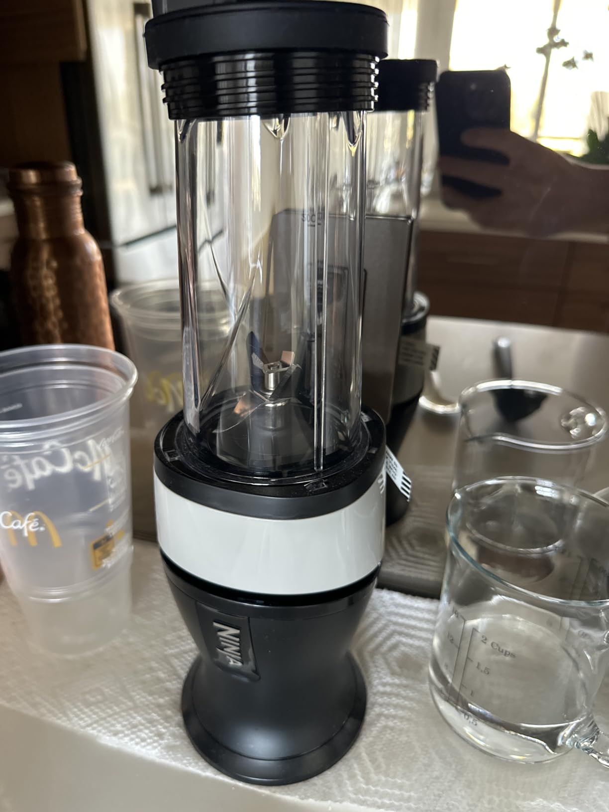 Ninja Fit Compact Personal Blender, 700W, (2) 16oz Cups, QB3001SS customer photo 2