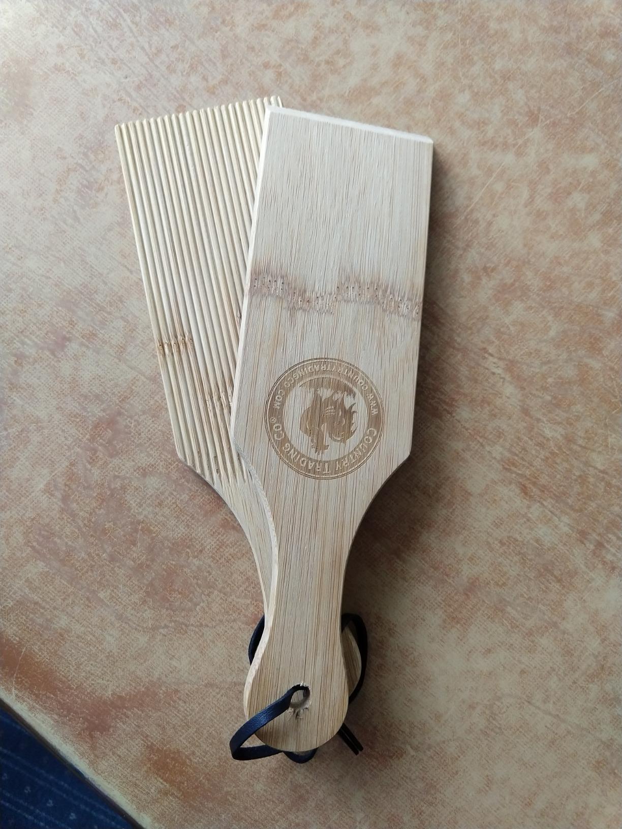 Gnocchi Boards and Wooden Butter Paddles to Easily Create Authentic Homemade Pasta and Butter Without Sticking - Set of 2 Makers - 9.5 inches customer photo 2
