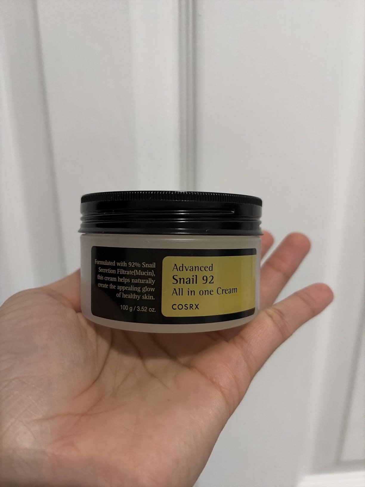 COSRX Snail Mucin 92% Face Moisturizer for Soft & Glowy Skin, 3.52 oz. customer photo 2