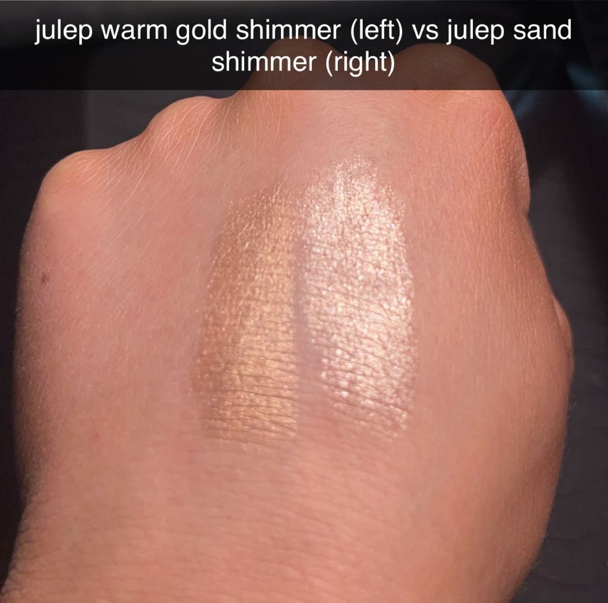 Julep Eyeshadow 101 Crème-to-Powder Eyeshadow Stick, Champagne Shimmer customer photo 2