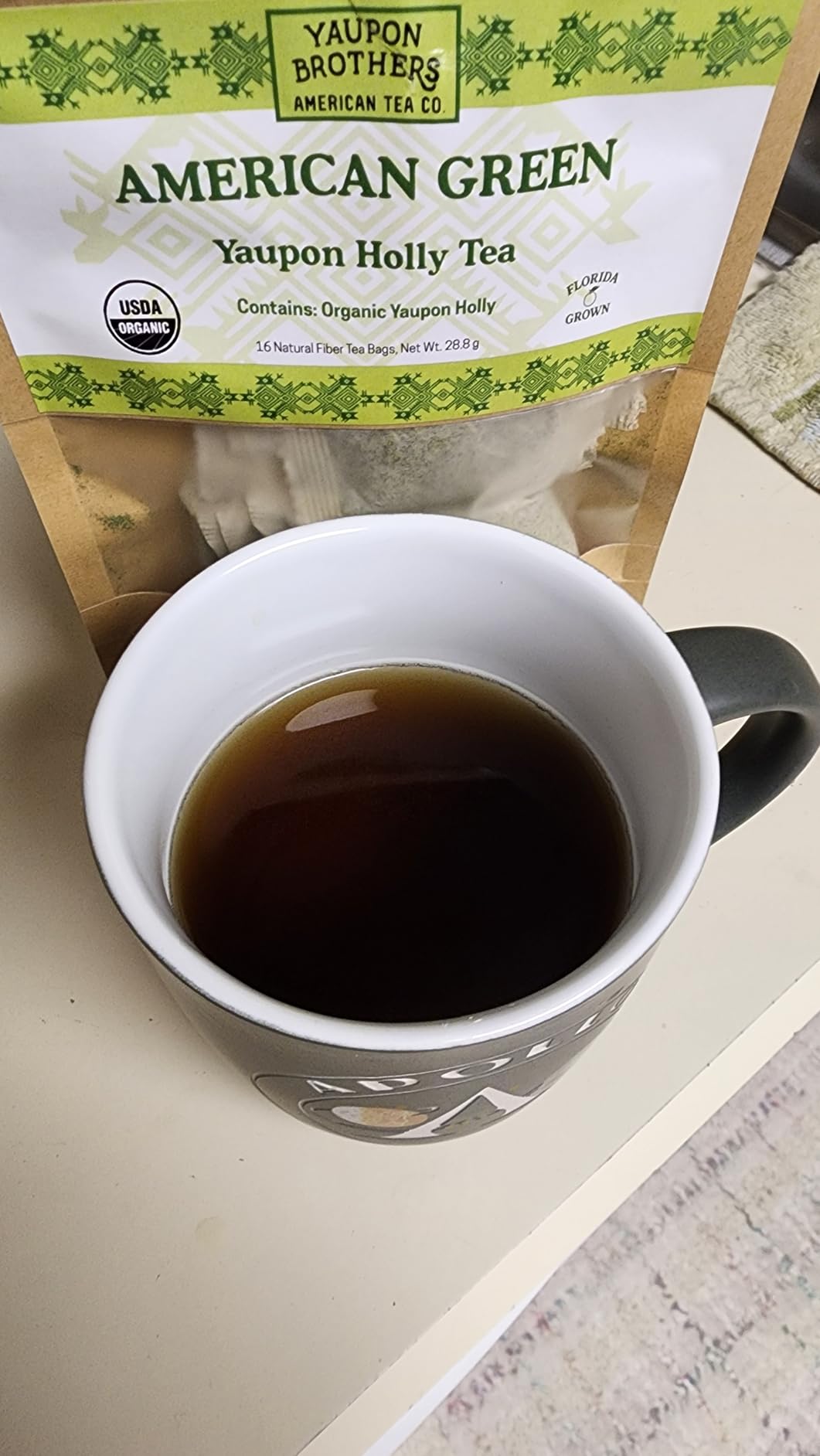 Yaupon Brothers American Green Yaupon Tea, Organic, 16 Tea Bags customer photo 1