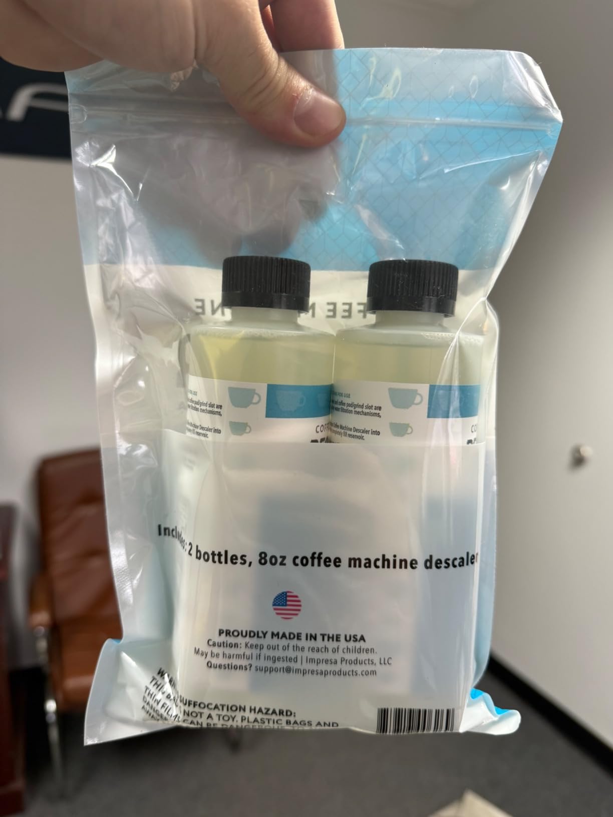IMPRESA Coffee Machine Descaler, 2-Pack (1-Year Supply) Universal Descaling customer photo 1