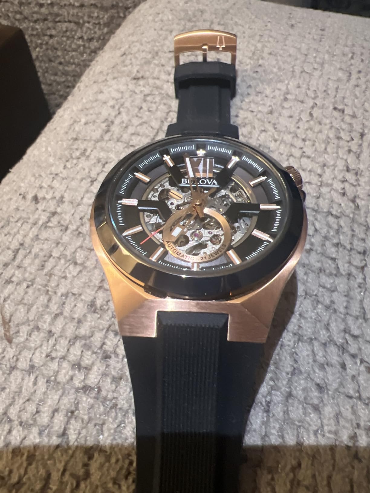 Bulova Men's Classic Maquina Automatic Open Aperture Watch customer photo 2