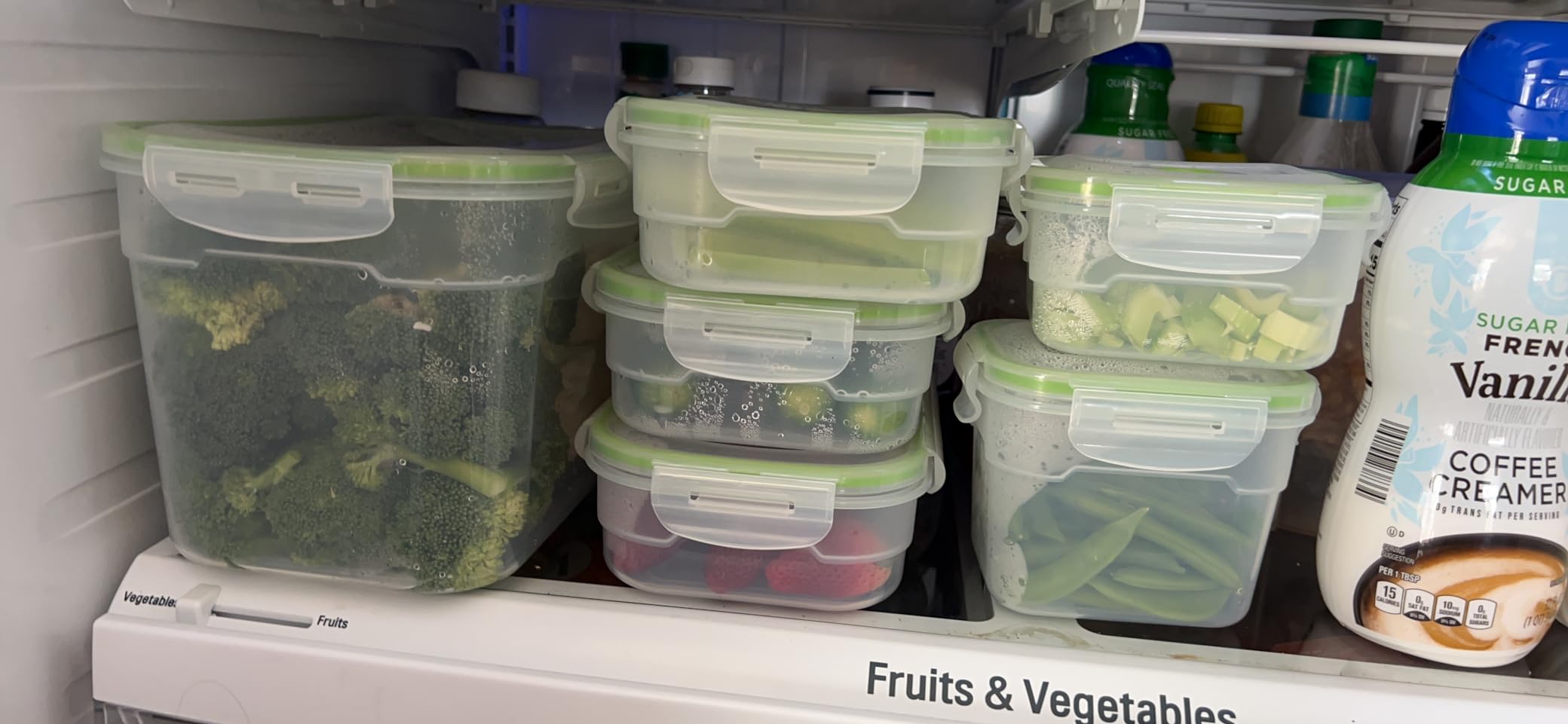 Lasting Freshness Vacuum Seal Food Storage Containers with Hand Pump – BPA-Free Plastic, Airtight Meal Prep & Leftovers Containers, Keep Food Fresh 5X Longer, 19-Piece Set customer photo 1