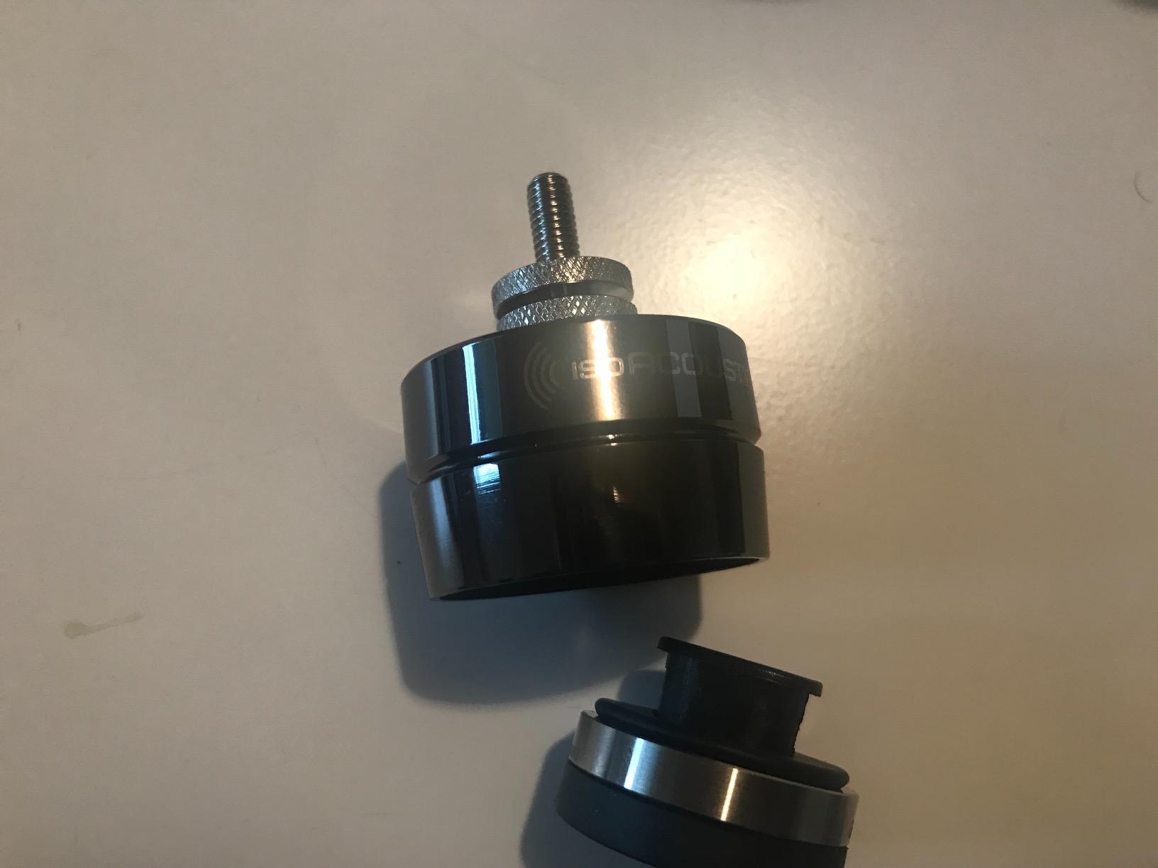 IsoAcoustics Gaia Series Isolation Feet for Speakers & Subwoofers (Gaia III, 70 lb max) – Set of 4 customer photo 1