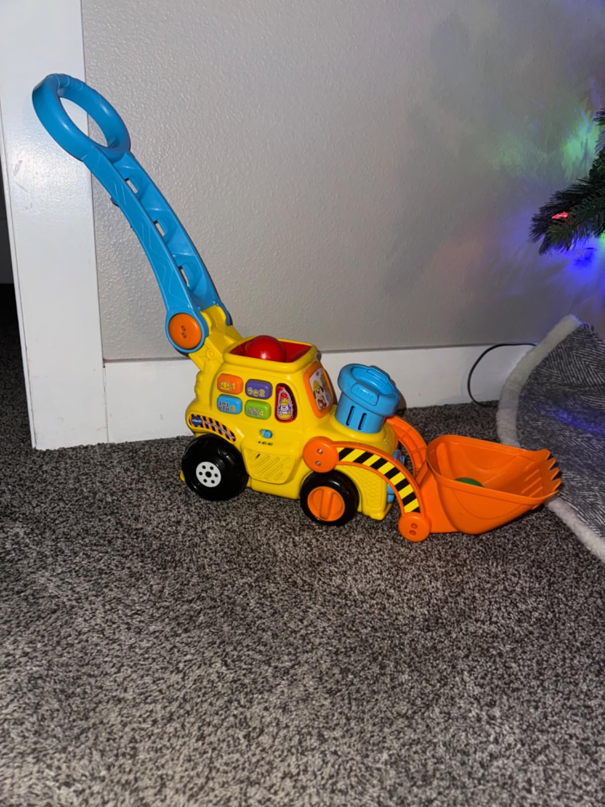 VTech Pop-a-Balls Push and Pop Bulldozer, Yellow customer photo 2
