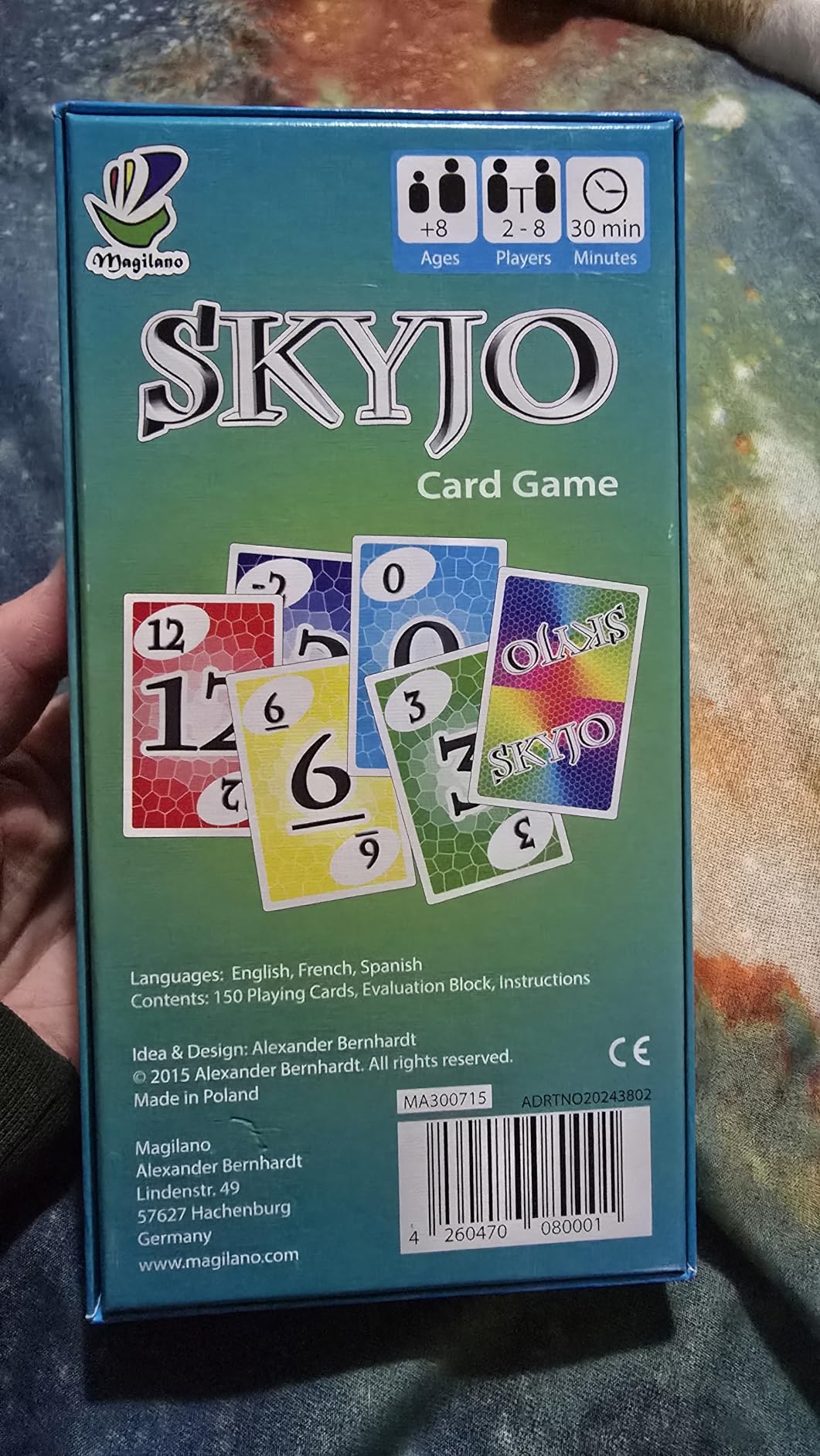 magilano SKYJO, Fun Card Game for Young and Least Young, Fun Game Parties in The Circle of Friends and Family. customer photo 1