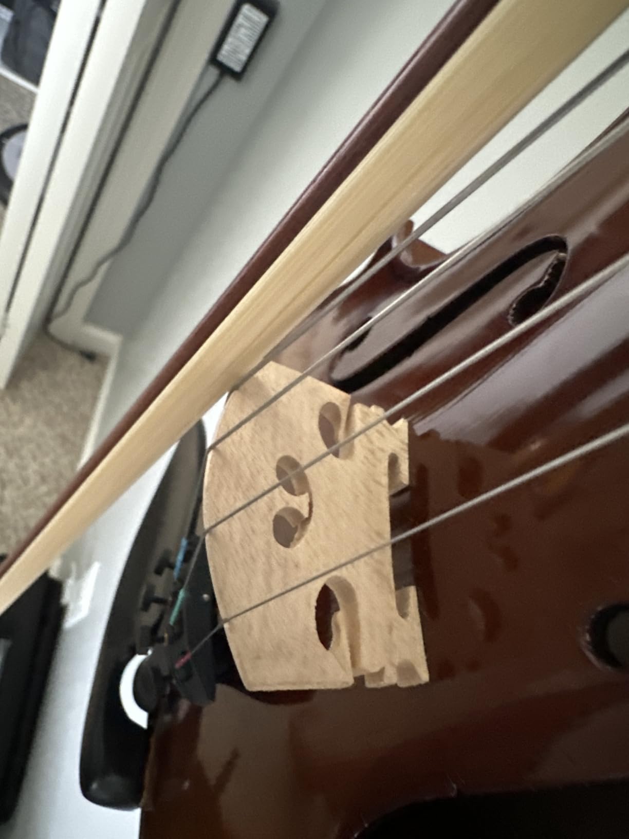 Sky New Solid Wood Antique Viola Outfit with Lightweight Case, Bow and Rosin (16 Inch) customer photo 1