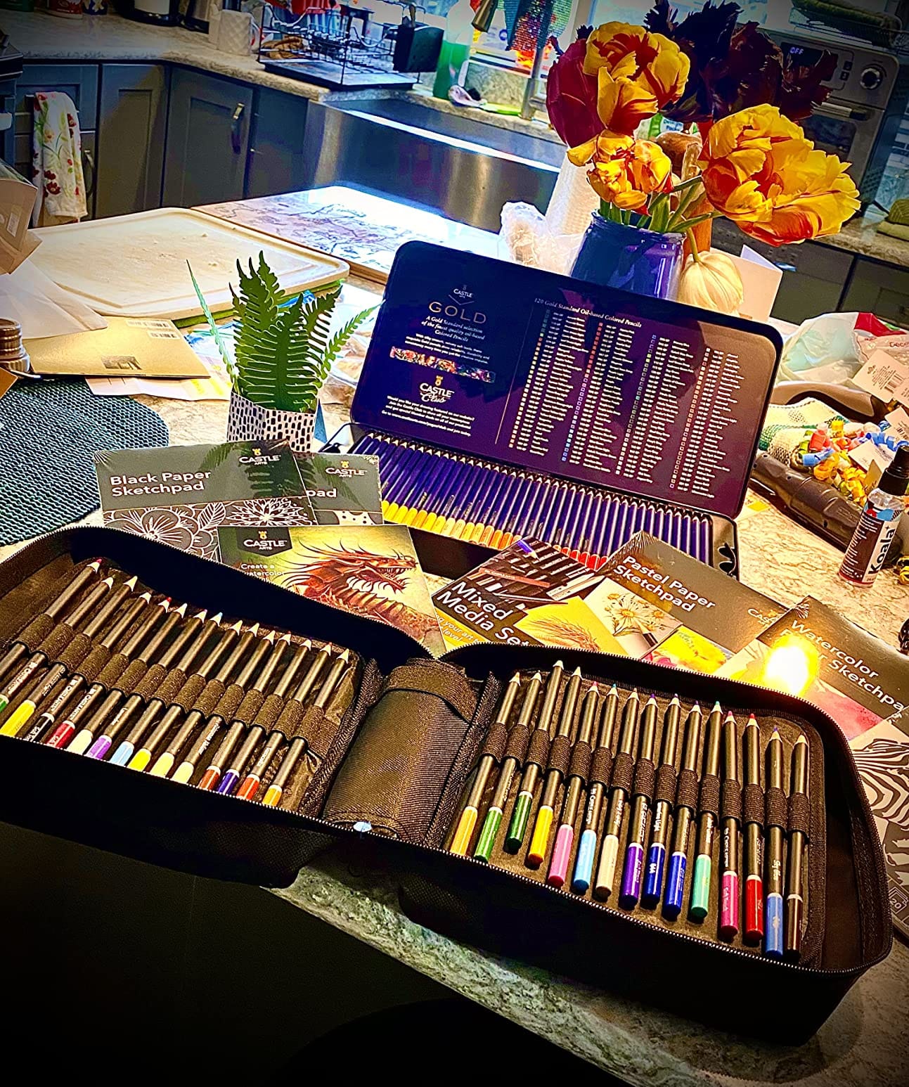 Castle Art Supplies Sketchbook 9 x 12in for Artists - Double Pack Sketchpad customer photo 1