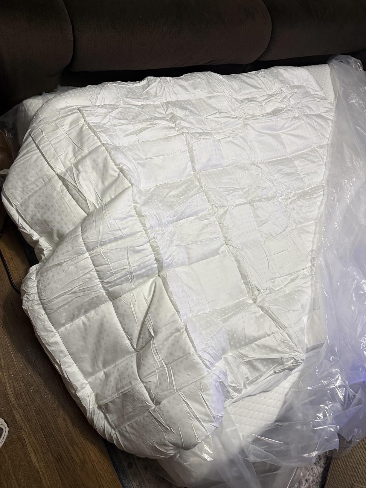 EASELAND King Size Mattress Pad Cotton Pillow Top Mattress Topper White customer photo 1