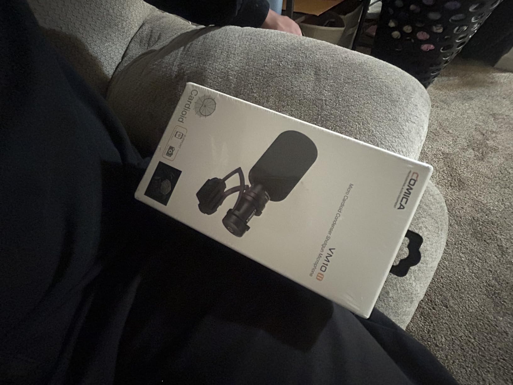Camera Microphone,Comica CVM-VM10II Professional Video Microphone with Shock Mount, Deadcat,Compact Shotgun Mic Compatible with iPhone,DSLR Camera,Android Smartphones- Perfect for TikTok YouTube Vlog customer photo 2
