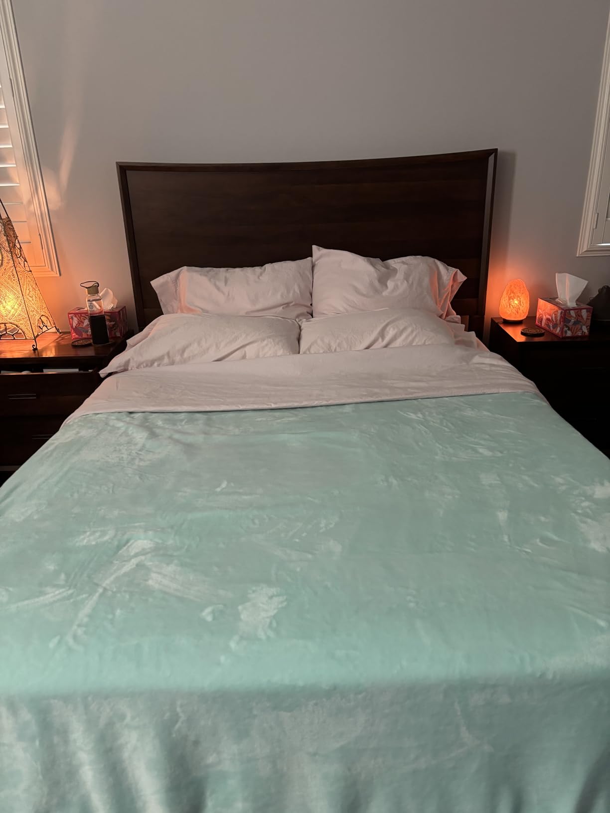 California Design Den Luxury 600 Thread Count Queen Sheets Set,Bright White customer photo 1