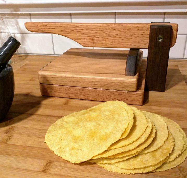 8 Inch Red Oak Tortilla Press – Handmade Hardwood Tortilla Maker by Central Coast Woodworks customer photo 2