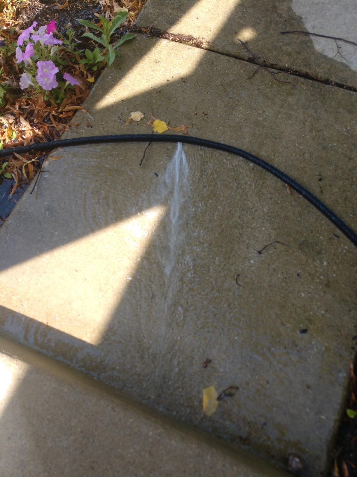 Rocky Mountain Goods Soaker Hose - Heavy duty rubber - Saves 70% water - End cap included for additional hose connect - Great for gardens/flower beds - Reinforced fittings (50-Feet by 5/8-Inch) customer photo 2