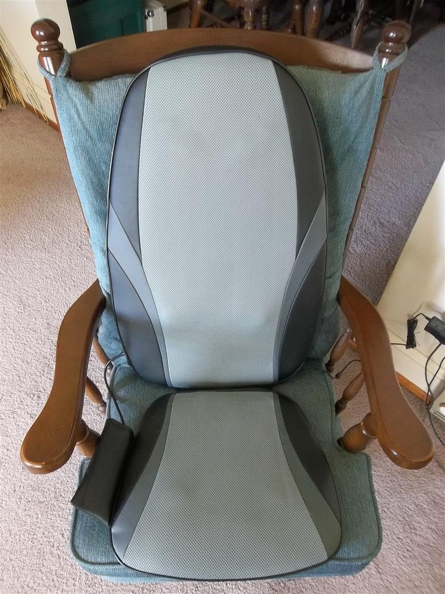 Snailax Shiatsu Back Massager with Heat, Massage Chair Pad Gift for Her Him customer photo 1