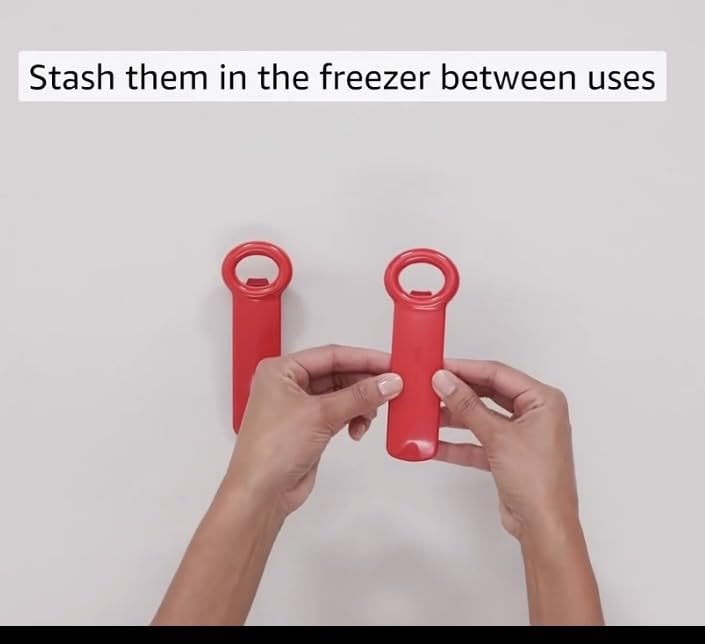 Brix JarKey Original Easy Jar Key Opener, 2-Pack, Red customer photo 2