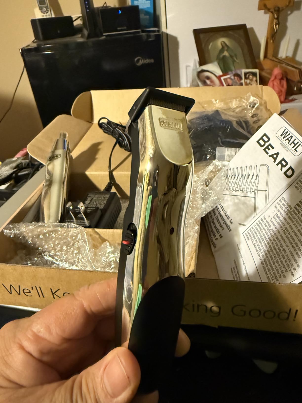 Wahl Groomsman Rechargeable Beard Trimmer Kit & Bonus Battery Nose Trimmer customer photo 2