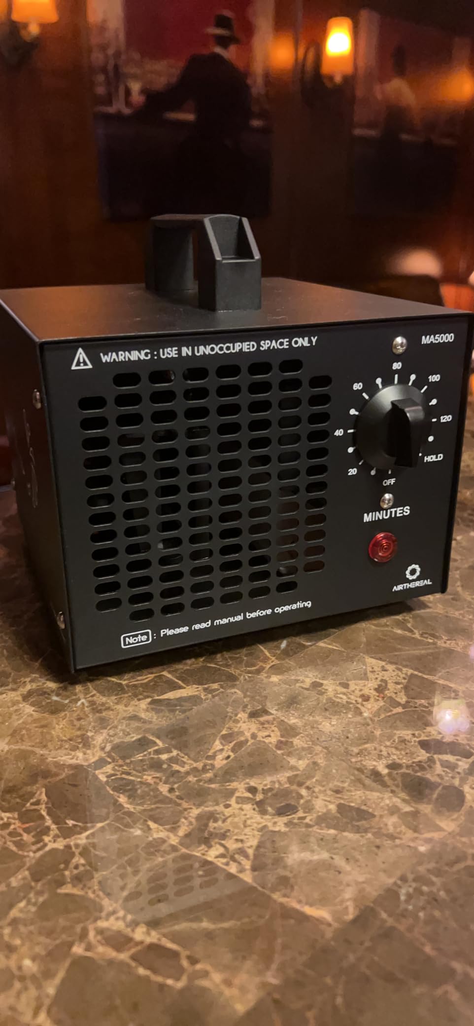 Airthereal MA5000 Ozone Generator, High Capacity, 2000 Sq Ft, Black customer photo 1