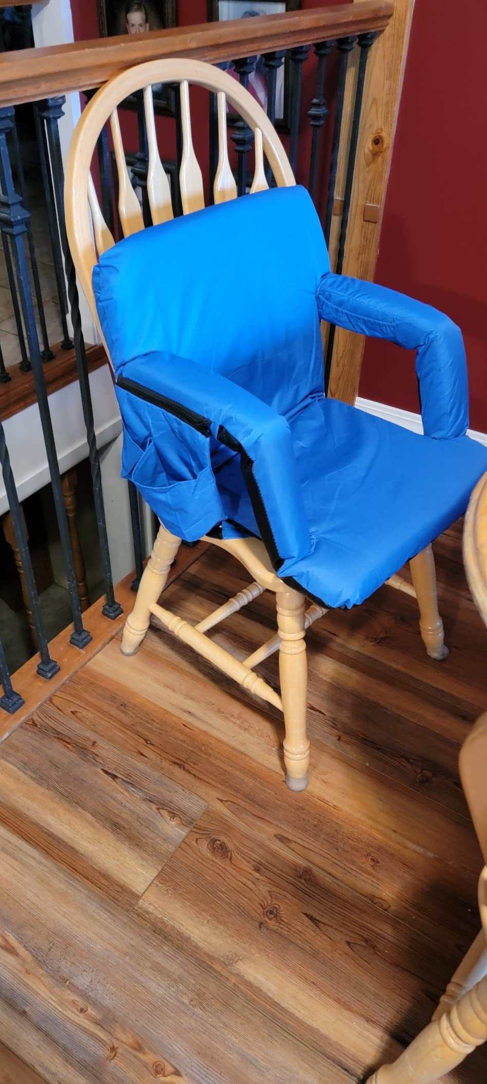 Alpcour Stadium Seats with Back Support for Bleachers – Wide Bleacher Chairs with Thick Padded Cushion, Armrests, Side Pockets, & Shoulder Straps – Best Portable Seat Chair for Sports Events customer photo 2