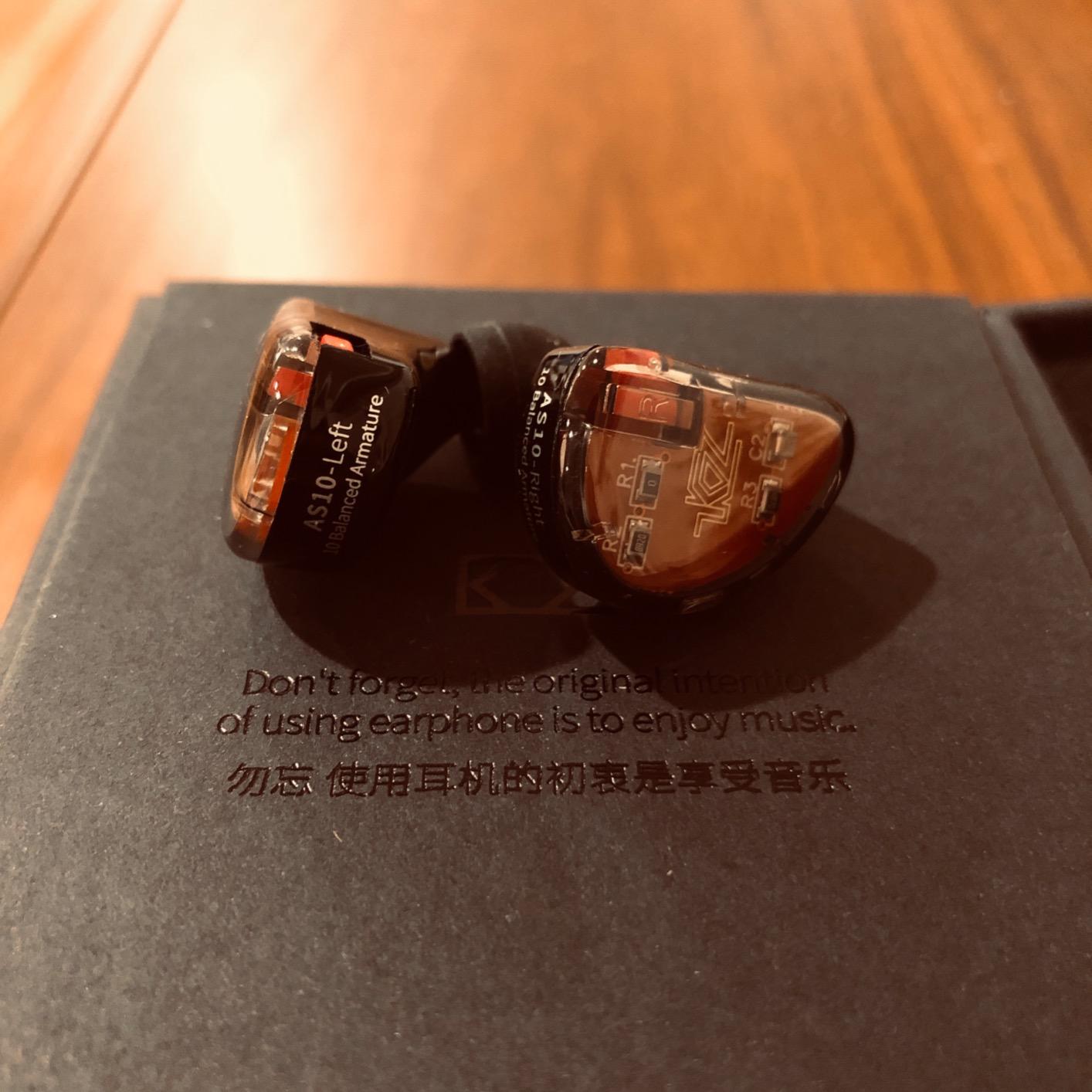 Linsoul KZ AS10 5BA HiFi Stereo in-Ear Monitor HiFi Wired Earbuds Earphones customer photo 1