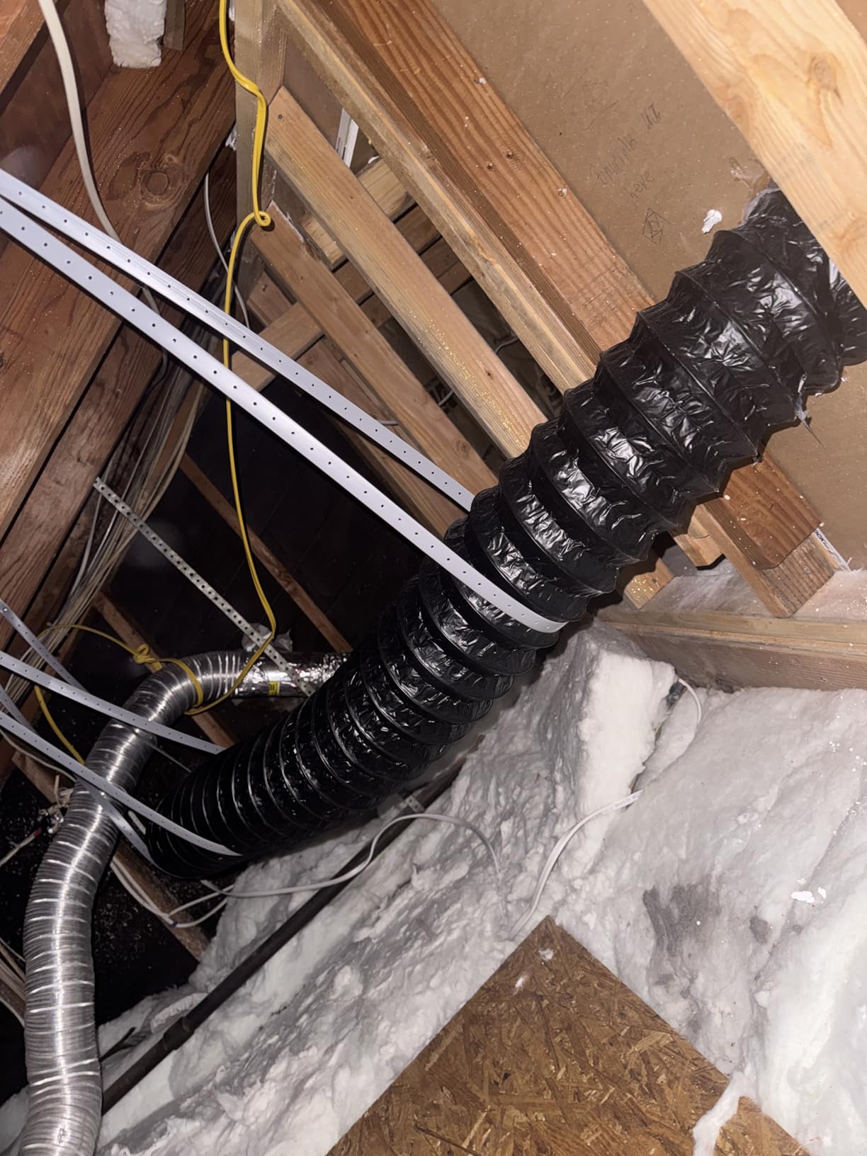 Hon&Guan Dryer Vent Hose, 4'' Flexible Duct 16FT with 2 Duct Clamps customer photo 1