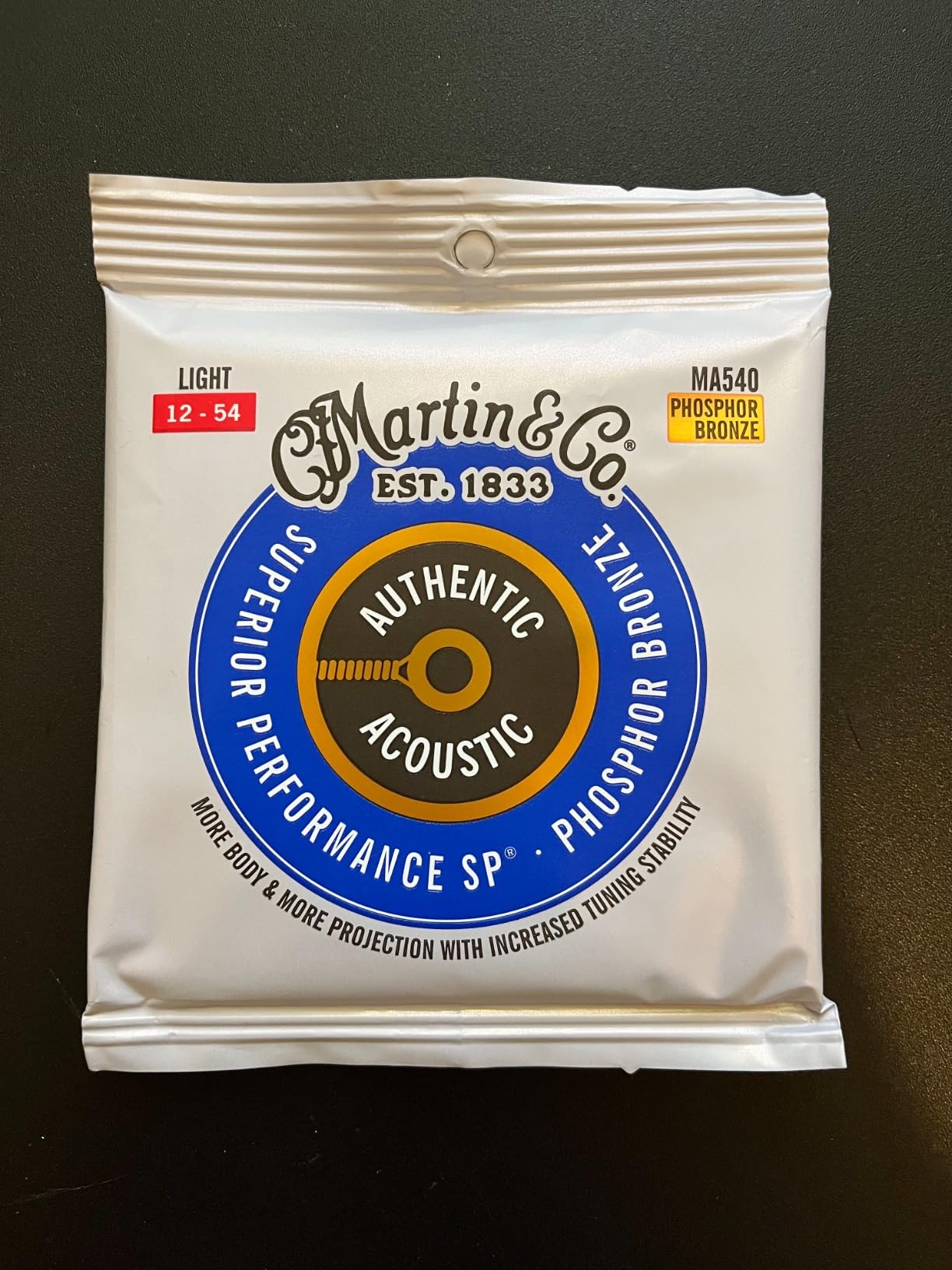 Other MA540 Authentic SP Phosphor Bronze Light Gauge Acoustic Guitar Strings (41Y18MA540) customer photo 2