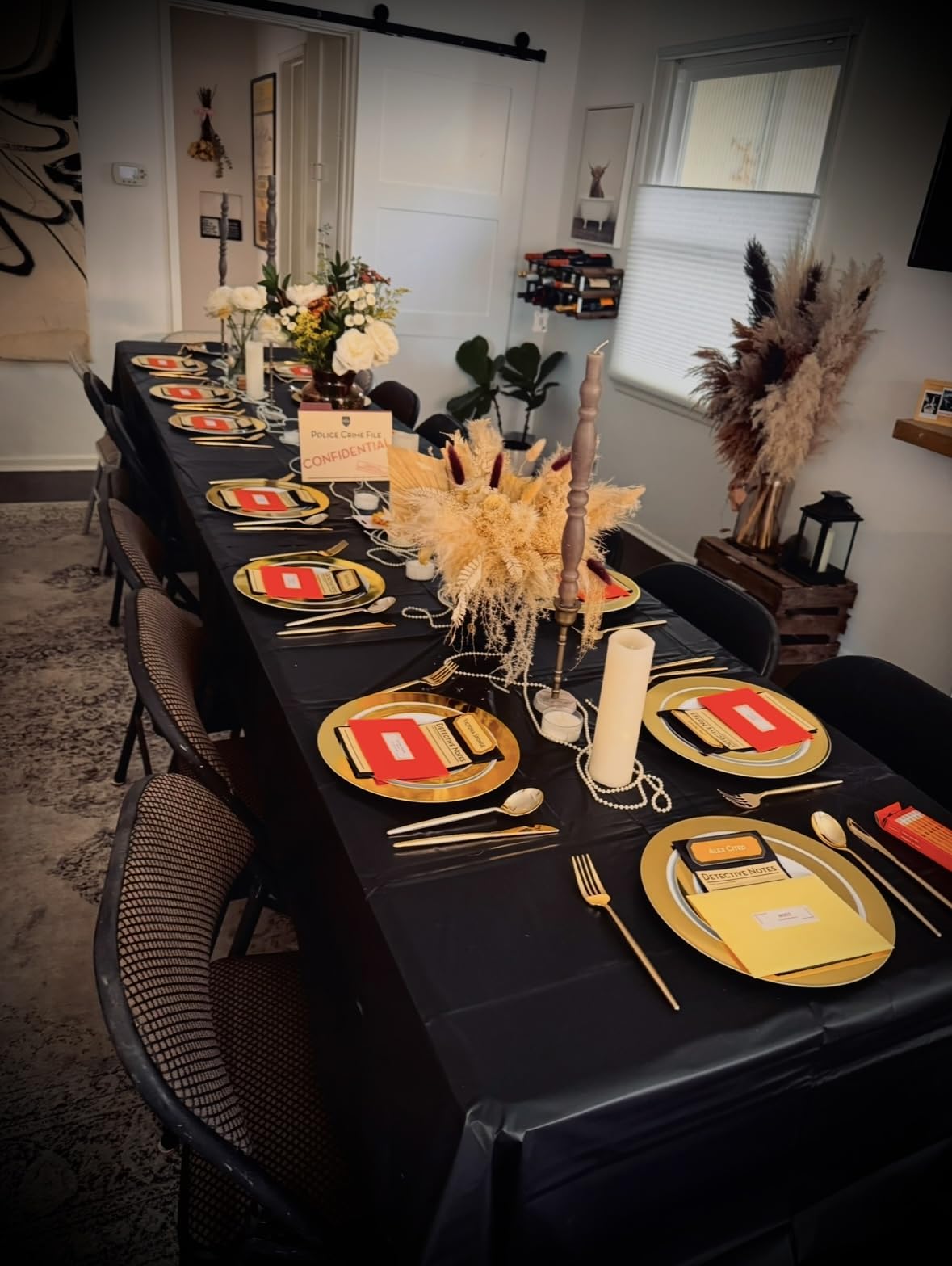 Talking Tables 1 x Reusable Murder Mystery Dinner Party Game Kit 1920s Theatre Themed Host Your Own Murder Mystery for Halloween and Christmas Parties customer photo 1
