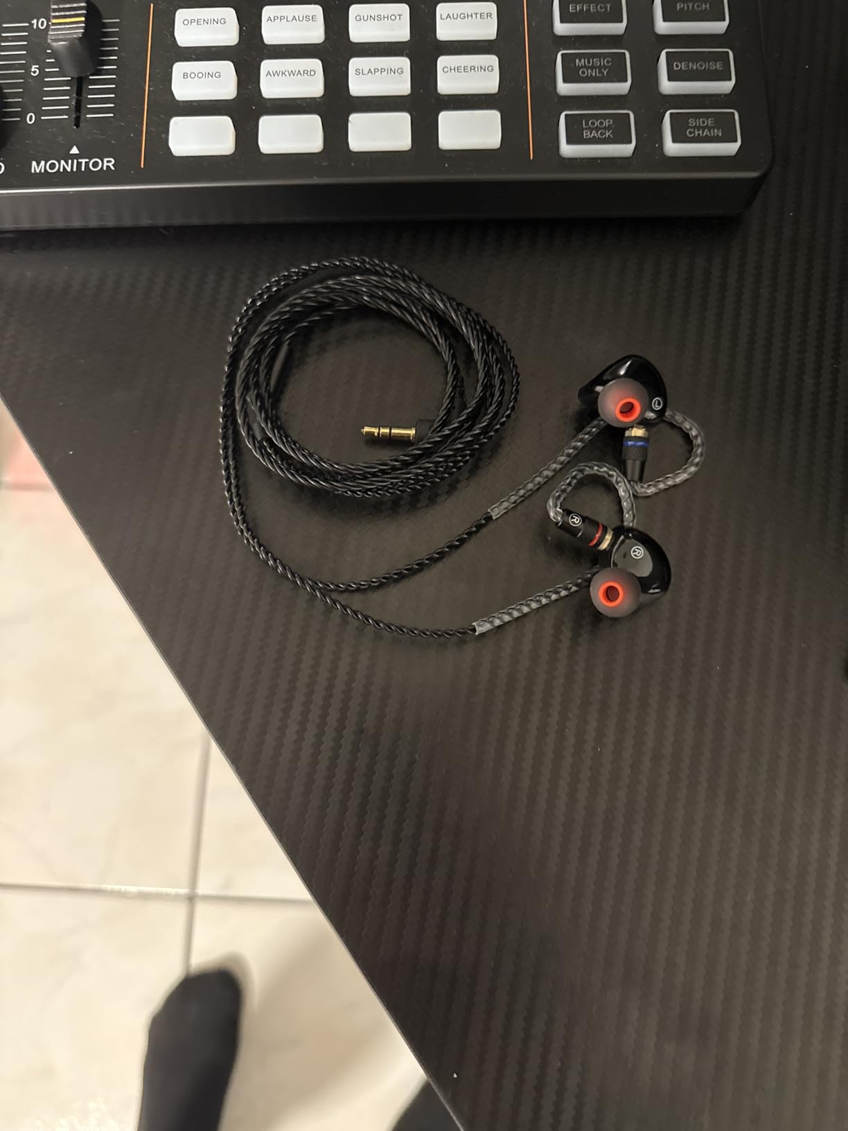 Dual Dynamic Driver IEM Earphones, HiFi Stereo In Ear Monitor Headphones customer photo 2