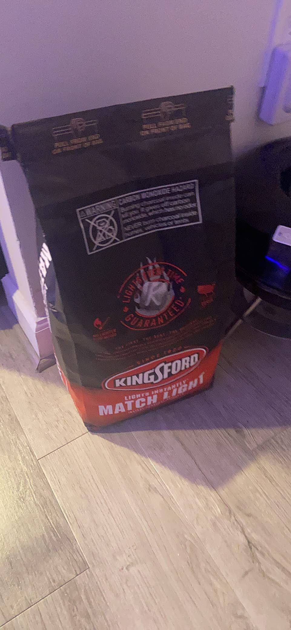 Kingsford Match Light Instant Charcoal Briquettes, BBQ Charcoal for Grilling, Ready in 10 Minutes, No Lighter Fluid or Starter Needed, 12 lbs customer photo 2
