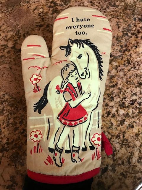 Blue Q Oven Mitts - Cute Kitchen Accessories & Kitchen Gifts - The Secret customer photo 2