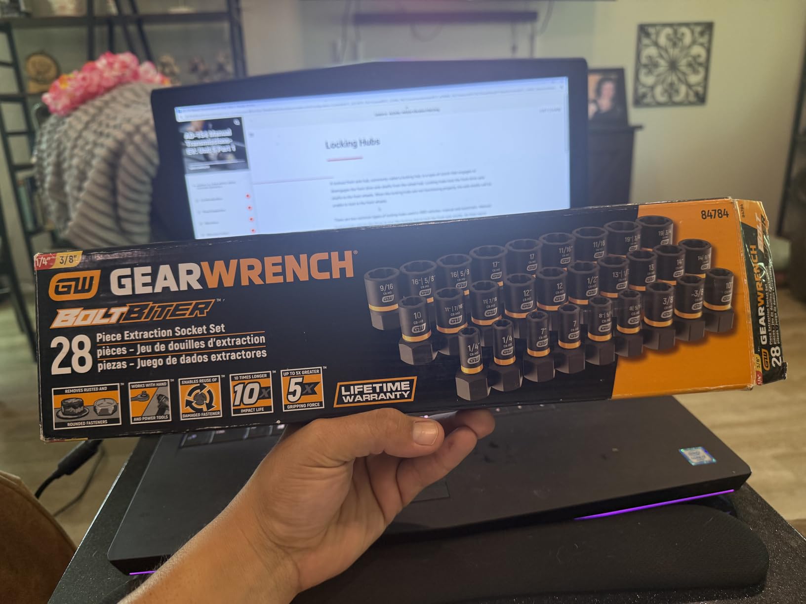 GEARWRENCH 28 Piece Bolt Biter Impact Extraction Socket Set | 84784 customer photo 2