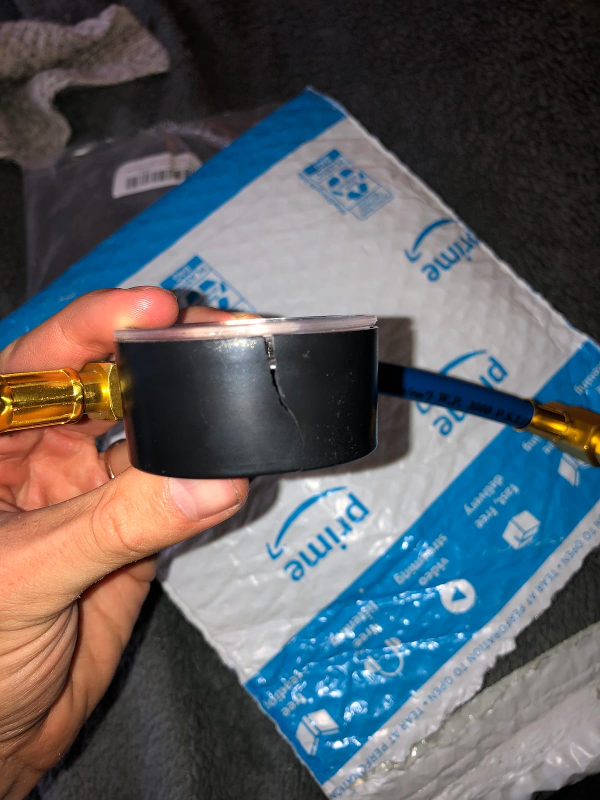 R1234YF Refrigerant Charge Hose Kit, R-1234YF AC refrigerant Can Hose with Gauge, 1/2 Acme LH Can Opener Tap And R1234YF Low Side Adapter customer photo 2