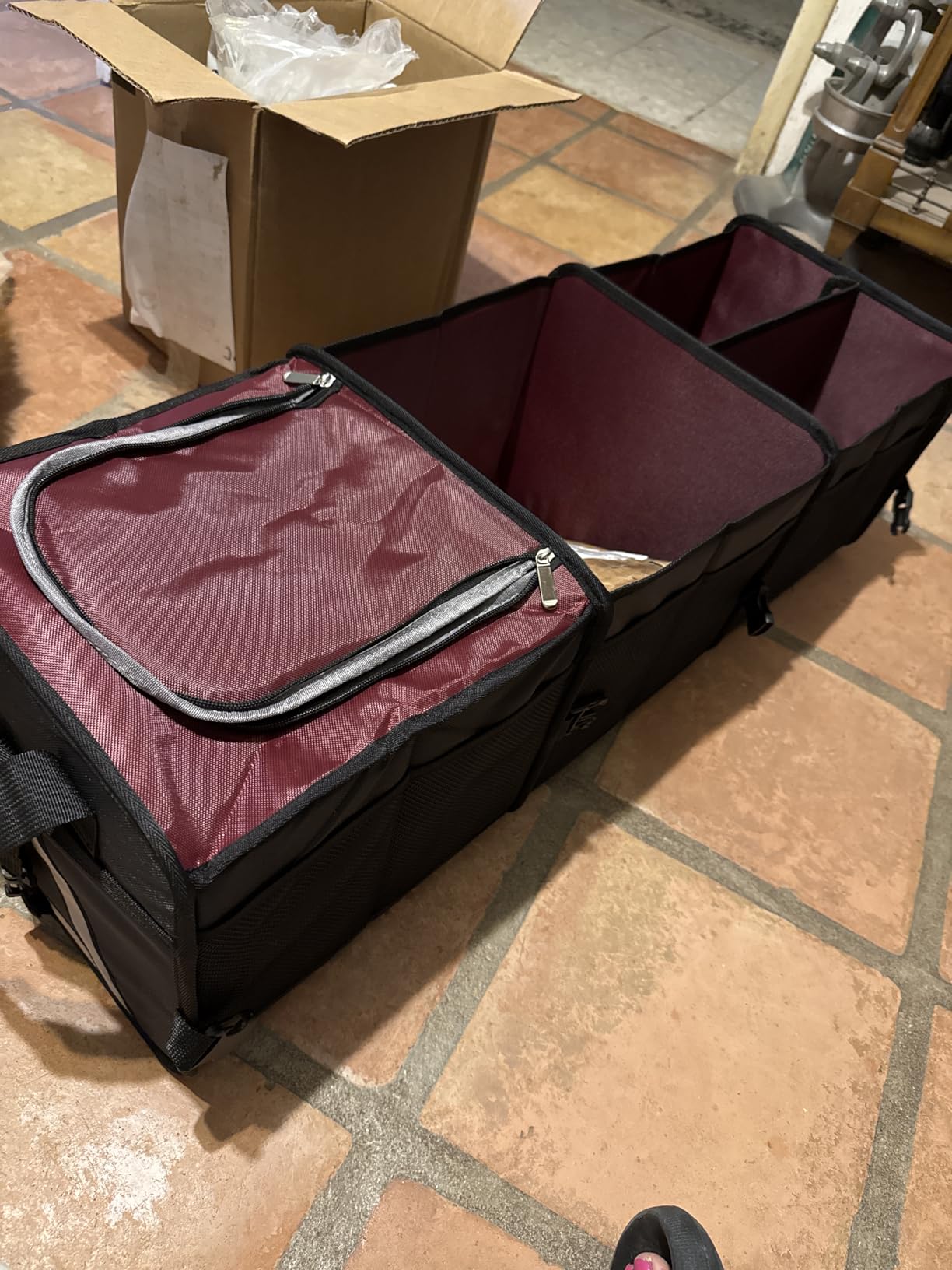 K KNODEL Trunk Organizer Storage with Cooler for Car and SUV (Large, Black) customer photo 2