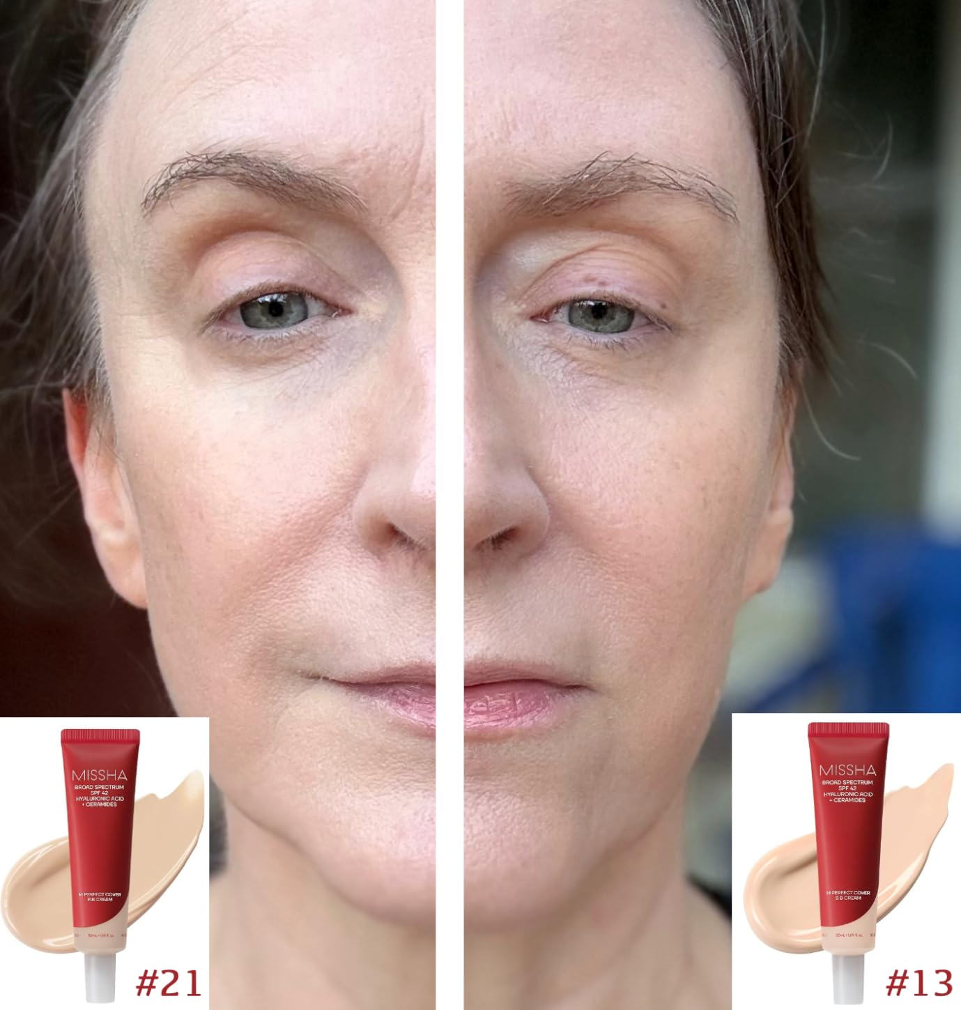 MISSHA M Perfect Cover BB Cream No.13 Bright Beige SPF 42 PA+++ 1.69 oz customer photo 2