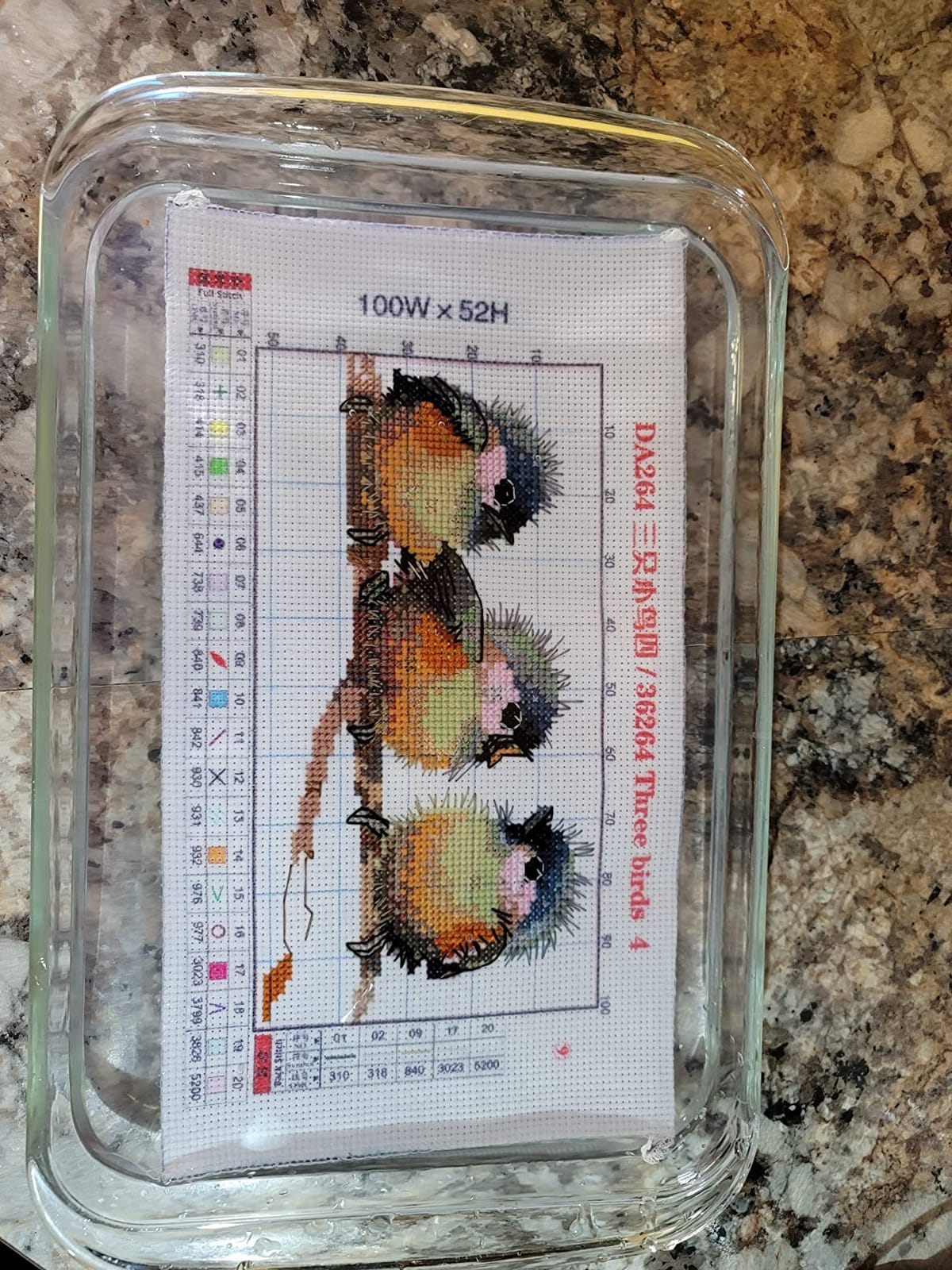 Cross Stitch Kits, Three Birds Awesocrafts Easy Patterns Cross Stitching Embroidery Kit Supplies Christmas Gifts, Stamped or Counted (Birds, Stamped) customer photo 2