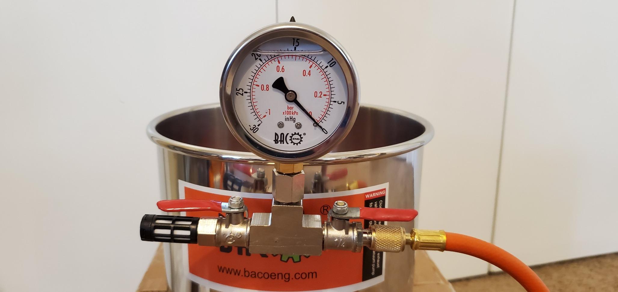 BACOENG 5 Gallon Tempered Glass Lid Vacuum Chamber for Resin customer photo 1