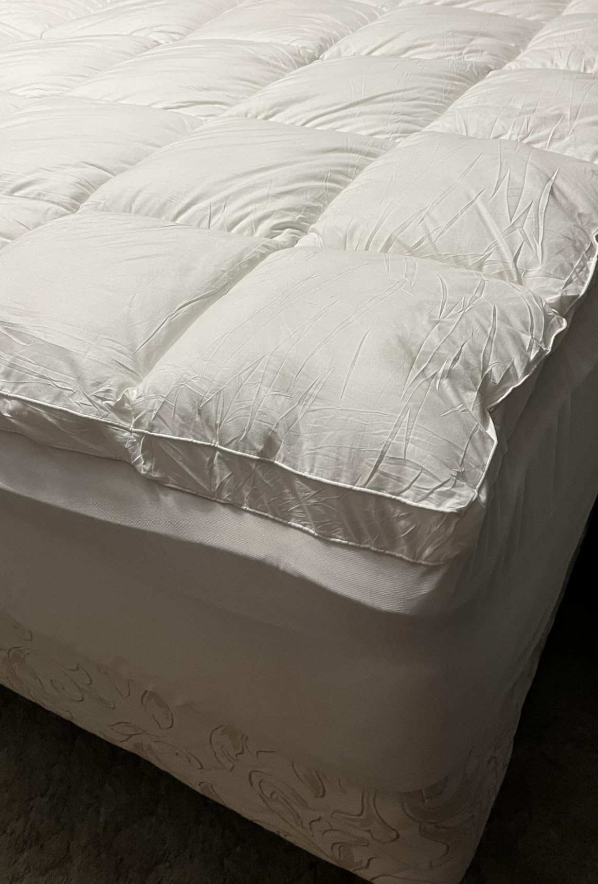 COONP Queen Mattress Topper, Cotton Extra Thick Pillow Top Mattress Pad customer photo 2