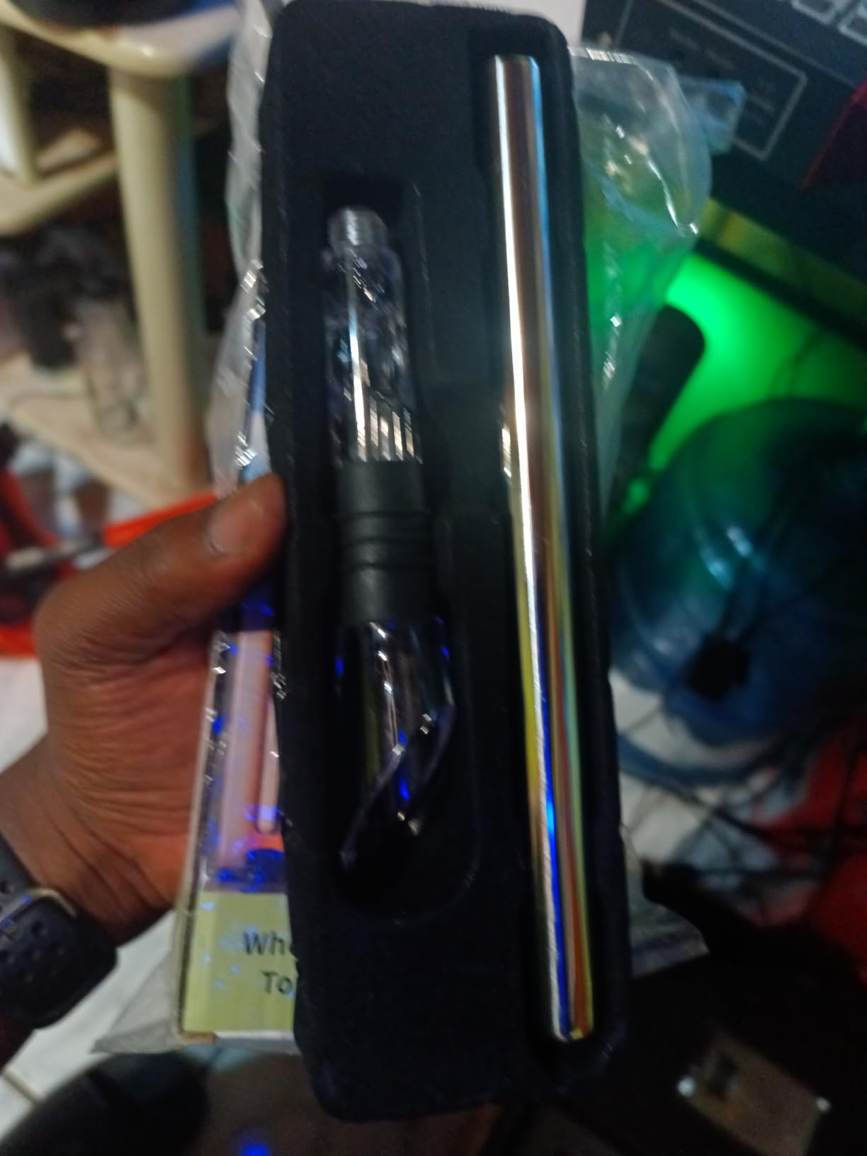 Wine Chiller - Wine Cooler Stick, 3 in 1 Stainless Steel Wine Bottle Chiller with Aerator and Pourer, The Best Holiday Gifts. customer photo 2