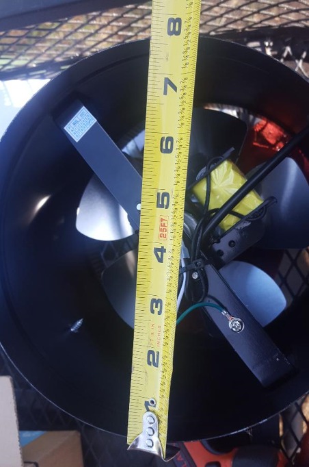 AC Infinity RAXIAL S6, Inline Booster Duct Fan 6” with Speed Controller customer photo 2